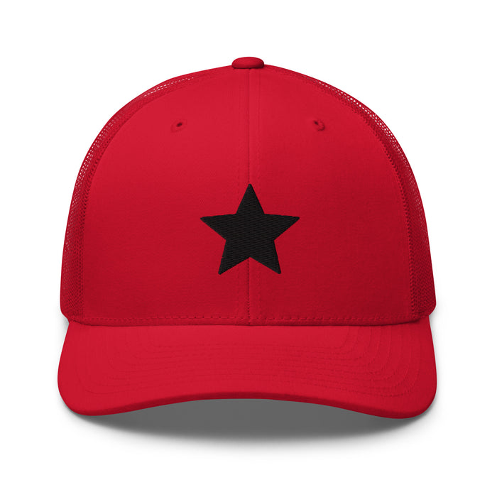 Red / One Size Fits Most / Embroidered Trucker Cap