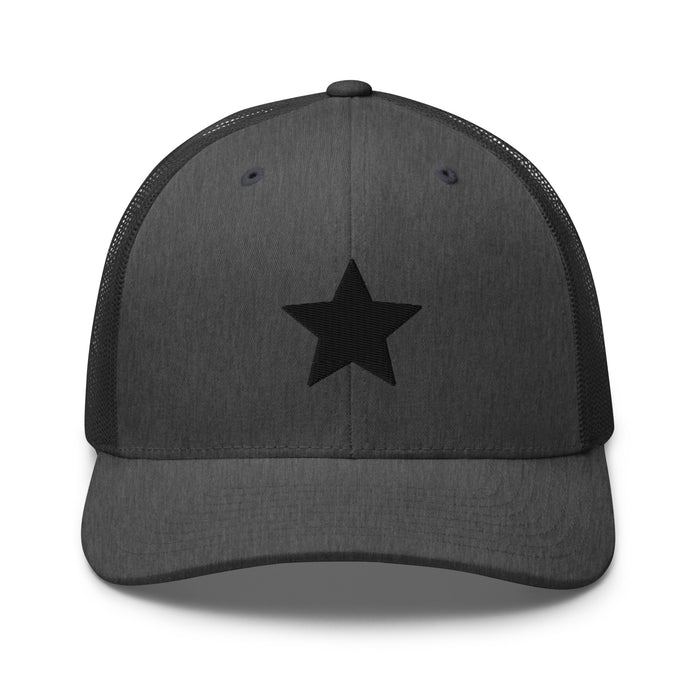 Dark Heather Gray / One Size Fits Most / Embroidered Trucker Cap