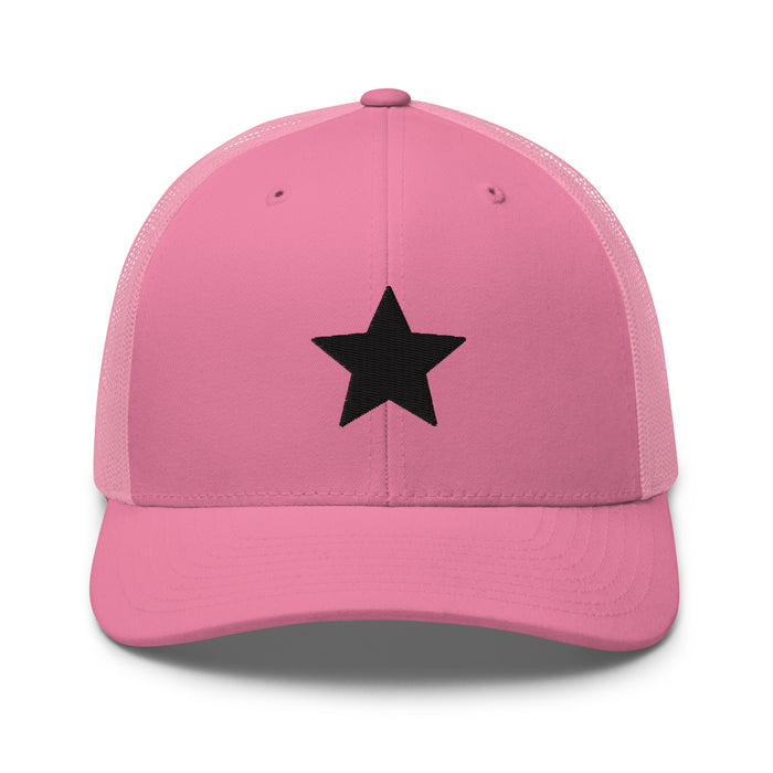 Pink / One Size Fits Most / Embroidered Trucker Cap