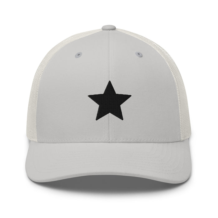 Silver / One Size Fits Most / Embroidered Trucker Cap