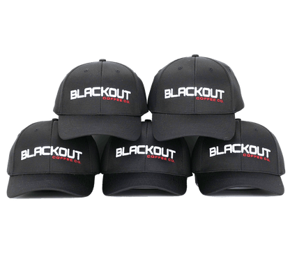 Blackout Coffee Co. Performance Cap Multiple Stacked