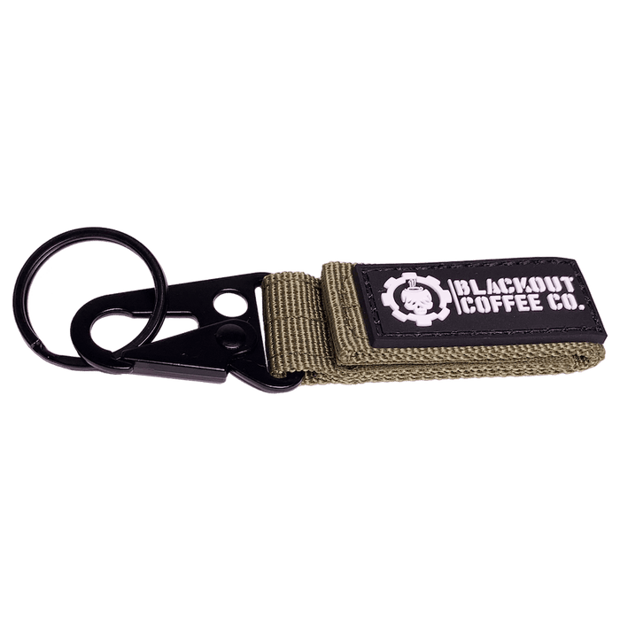 Blackout Coffee Keychain Army Green