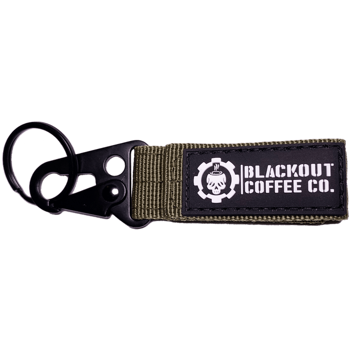 Blackout Coffee Keychain Army Green