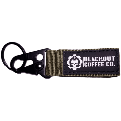 Blackout Coffee Keychain Army Green
