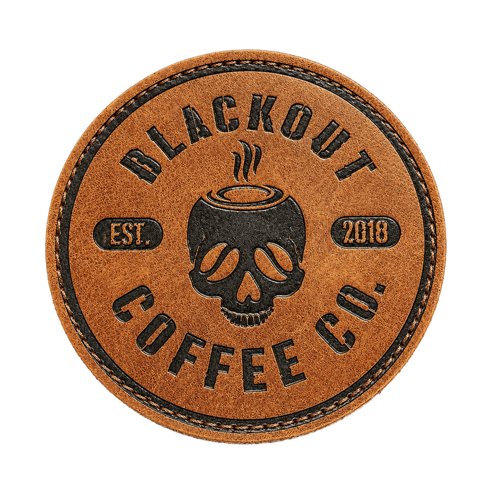 Blackout Leather Morale Patch