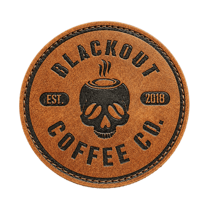Blackout Leather Morale Patch