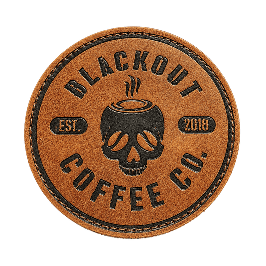Blackout Leather Morale Patch