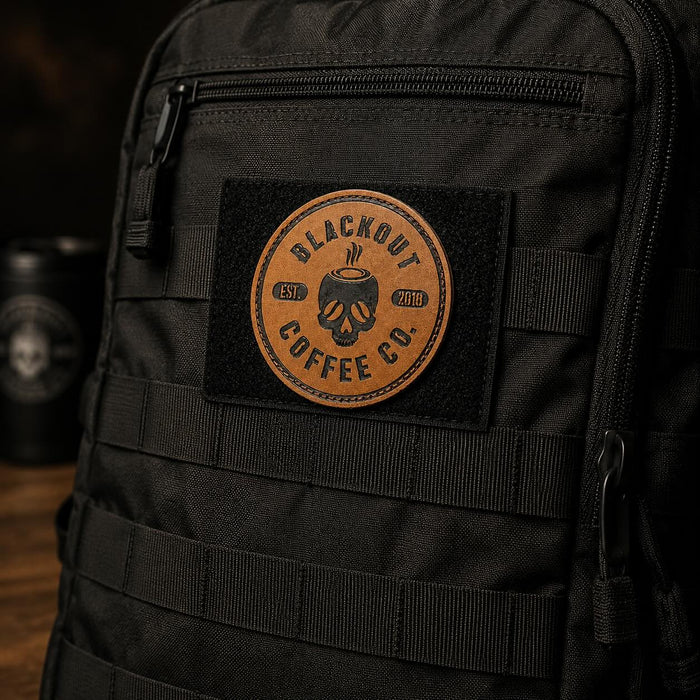 Blackout Leather Morale Patch