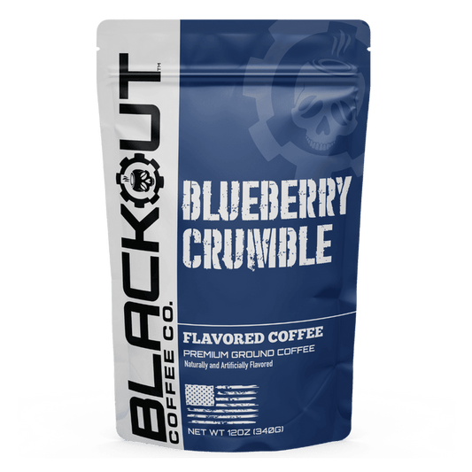 Blueberry crumble by blackout coffee