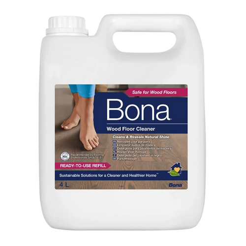 Bona Wood Floor Cleaner 4L - Designed for Lacquered/Varnished Floors