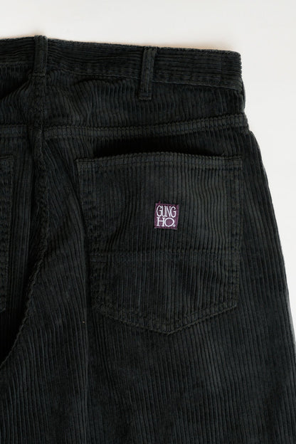 BOOTS CUT PANTS (14W CORDUROY) - BLACK