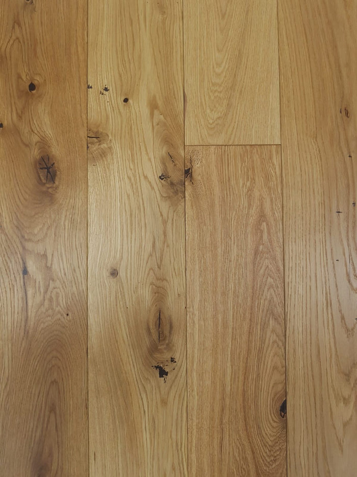 Boston Brushed Matt Lacquered Engineered Oak Flooring - ABCD Grade – 14/3 × 150 × 1900mm