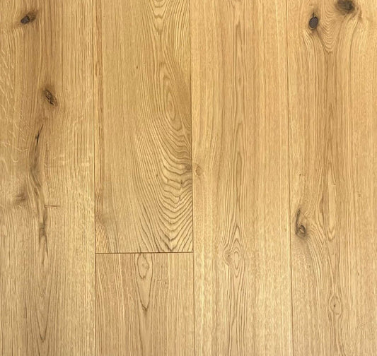 Boston Brushed Matt Lacquered Engineered Oak Flooring - ABCD Grade – 14/3 × 220 × 2200mm