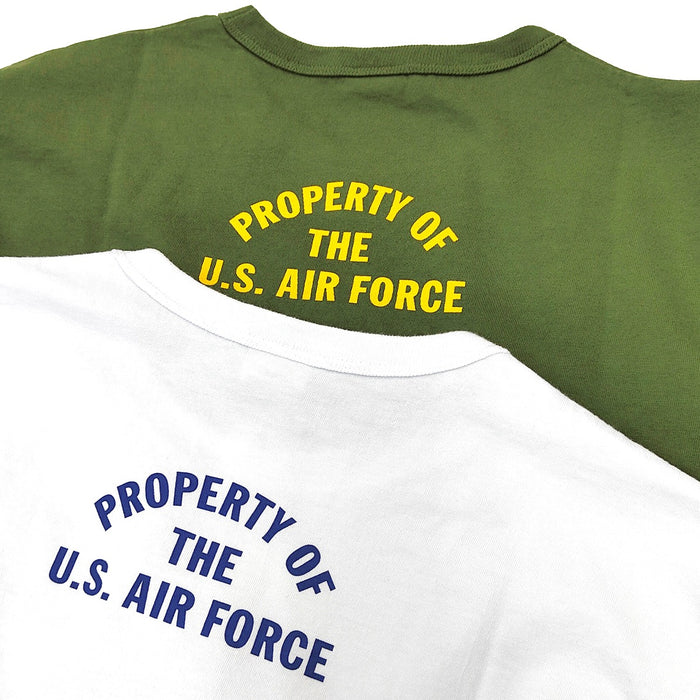BR69626 LONG SLEEVE T-SHIRT - U.S. AIR FORCE - WHITE