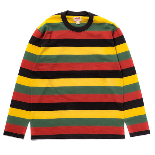 BUCO STRIPE TEE L/S - TRICOLOR
