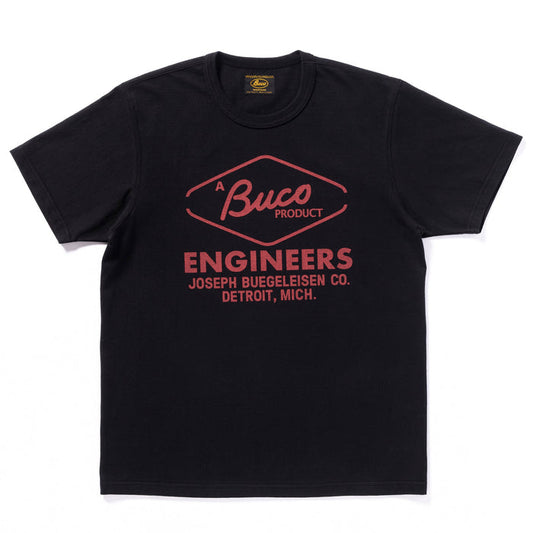 BUCO TEE / ENGINEERS - BLACK
