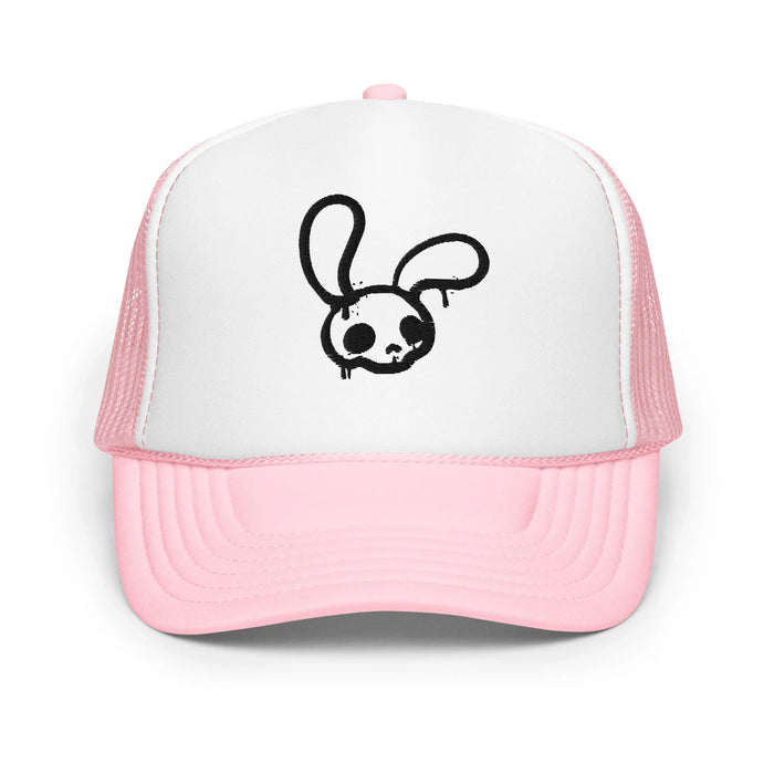 Light Pink / White / Light Pink / One Size Fits Most / Trucker Hat | Embroidered