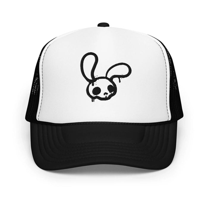 Black / White / Black / One Size Fits Most / Trucker Hat | Embroidered