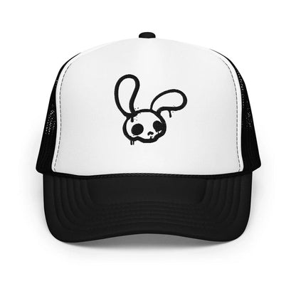 Black / White / Black / One Size Fits Most / Trucker Hat | Embroidered