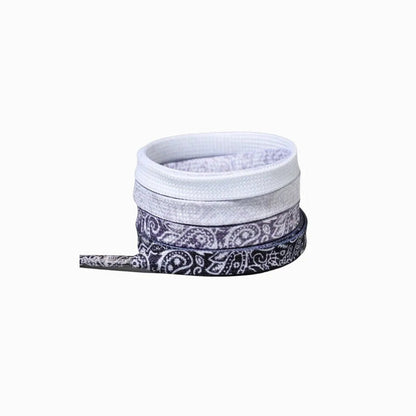 Black / 120 CM / 47 IN / Shoe Lace Patterns | 8 mm
