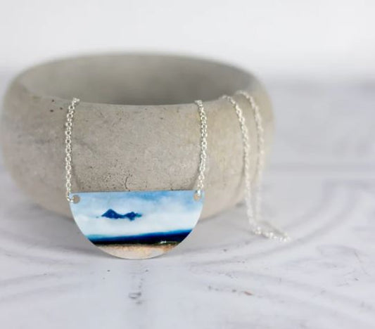 Cath Waters - Cuillin Cottage Sligachan Isle of Skye Aluminium and Silver Small Necklace