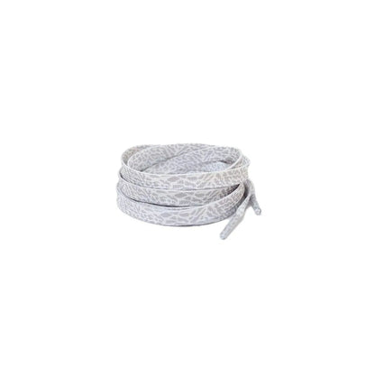 Light Gray Cement Shoelaces