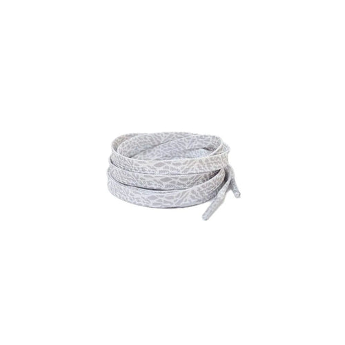 Light Gray Cement Shoelaces