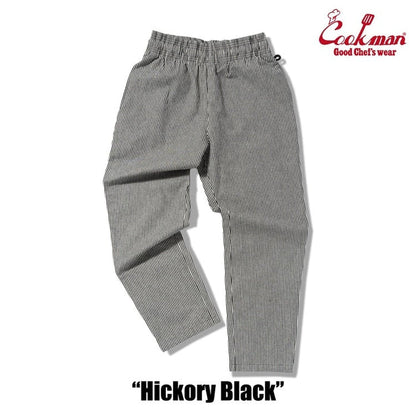 CHEF PANTS HICKORY - BLACK