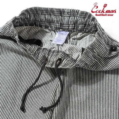 CHEF PANTS HICKORY - BLACK