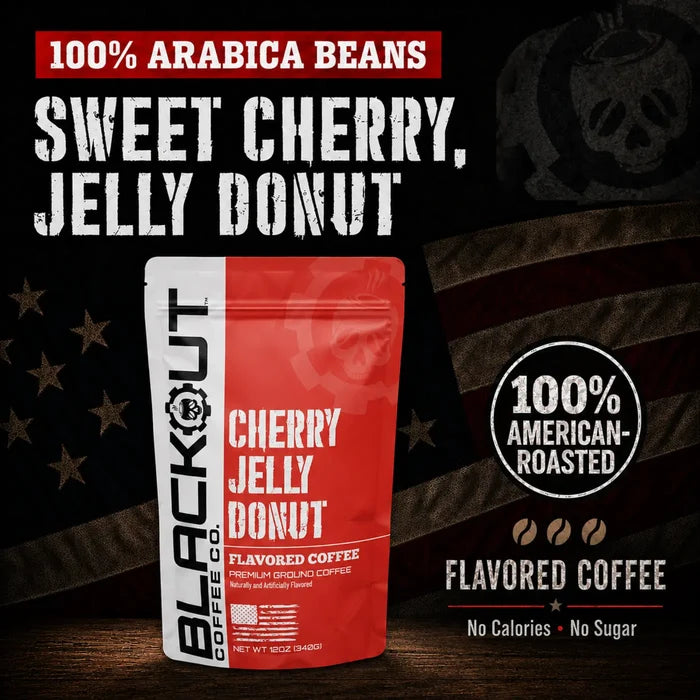 Cherry Jelly Donut Flavored Coffee