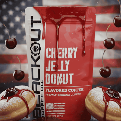 Cherry Jelly Donut Flavored Coffee