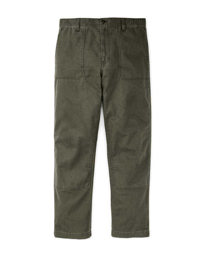CLARKSTON DOUBLE FRONT PANTS - SURPLUS GREEN