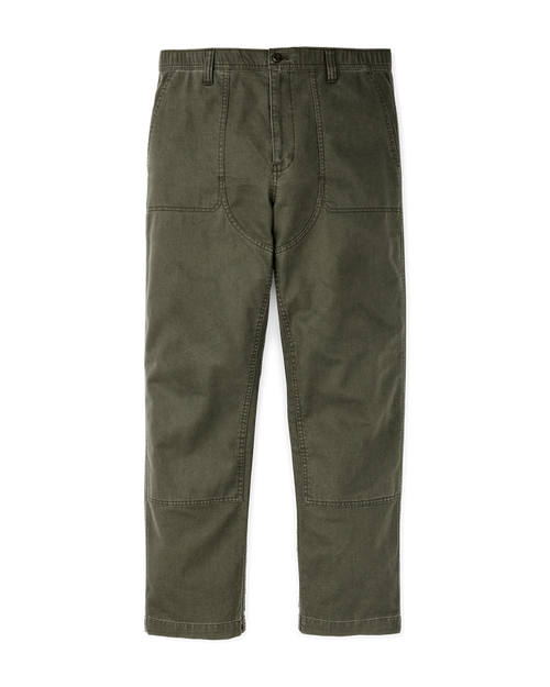 CLARKSTON DOUBLE FRONT PANTS - SURPLUS GREEN