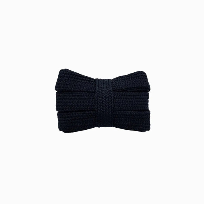 Black / 100 CM / 39 IN / Fat Shoe Laces | 2 CM
