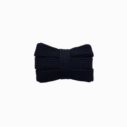 Black / 100 CM / 39 IN / Fat Shoe Laces | 2 CM