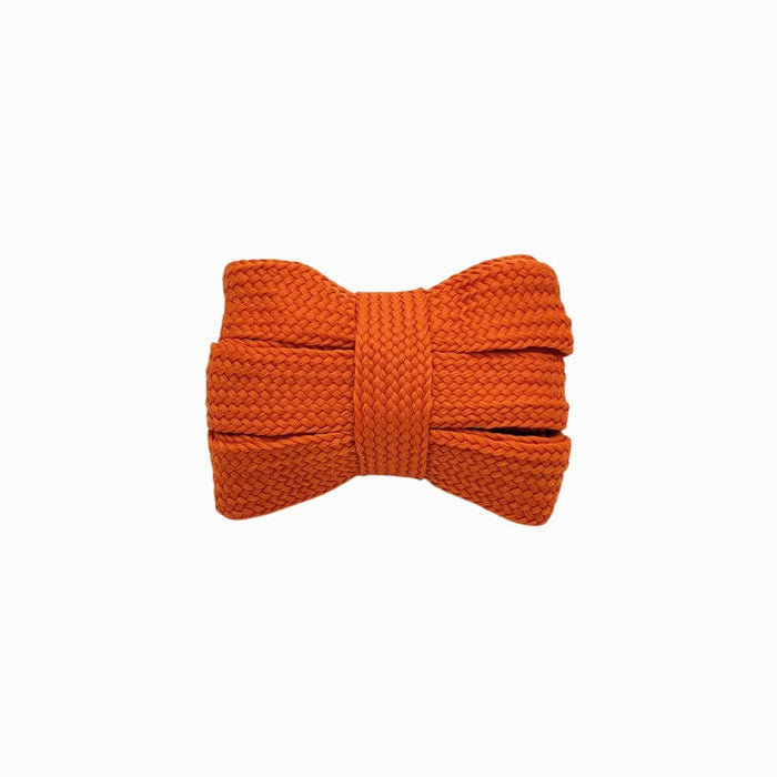 Orange / 100 CM / 39 IN / Fat Shoe Laces | 2 CM