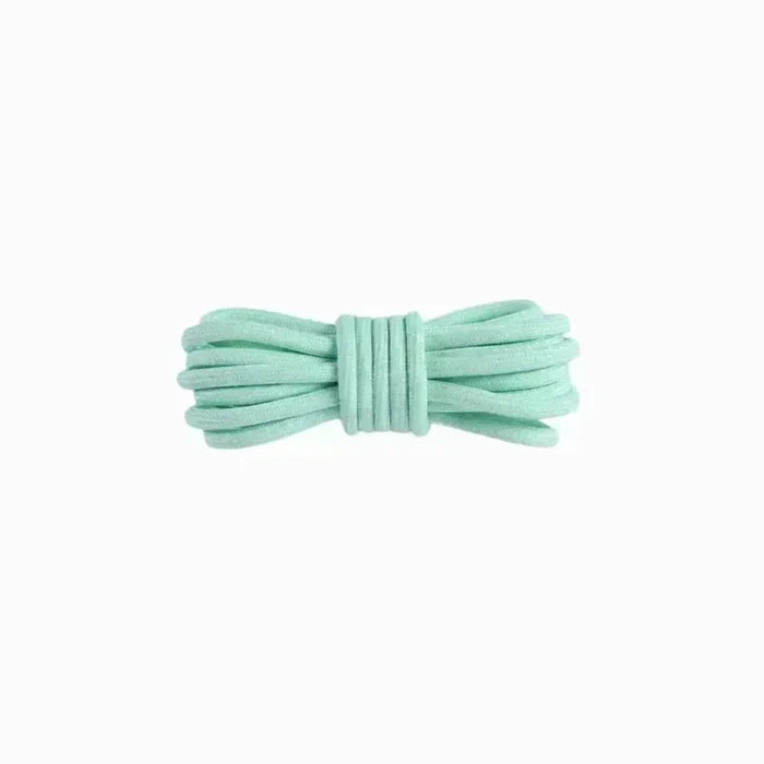 Light green replacement rope laces for sneakers by Kicks Shoelaces
