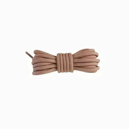 Tan replacement rope laces for sneakers by Kicks Shoelaces