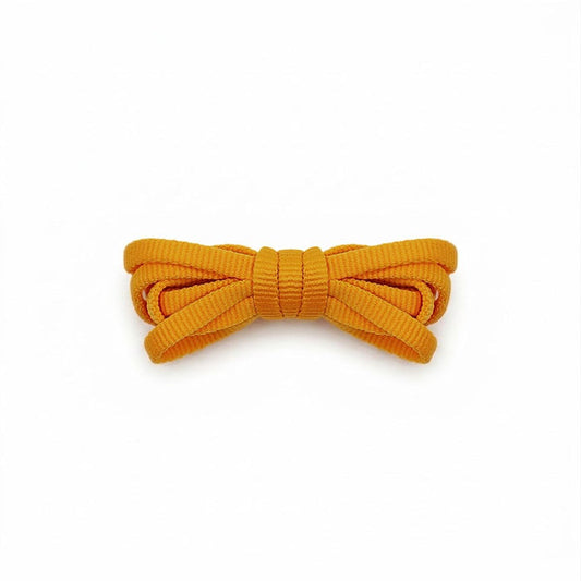 Orange shoelaces for running shoes, durable and secure replacement laces designed for daily runs and training by Kicks Shoelaces.
