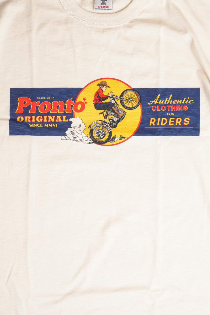 CLOTHING FOR RIDERS TEE - NATURAL