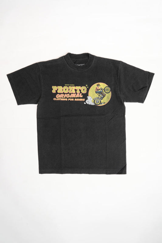 CLOTHING FOR RIDERS TEE - WASHED BLACK