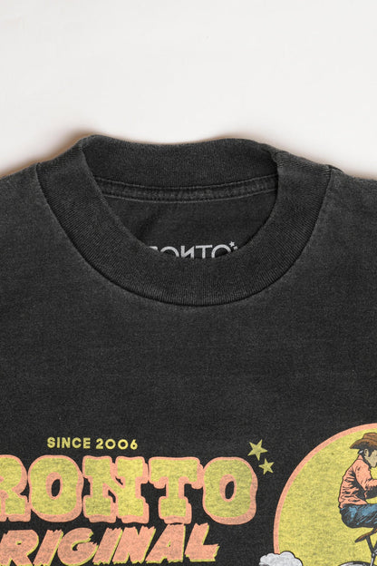 CLOTHING FOR RIDERS TEE - WASHED BLACK