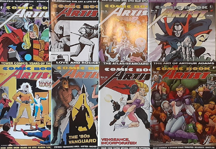 COMIC BOOK ARTIST MAGAZINE #10-17 Set of 8