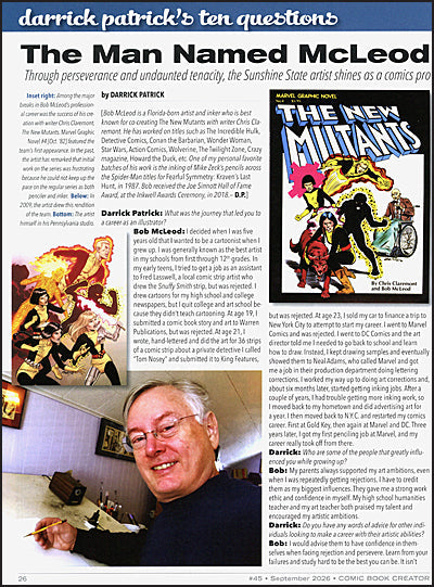 COMIC BOOK CREATOR #45