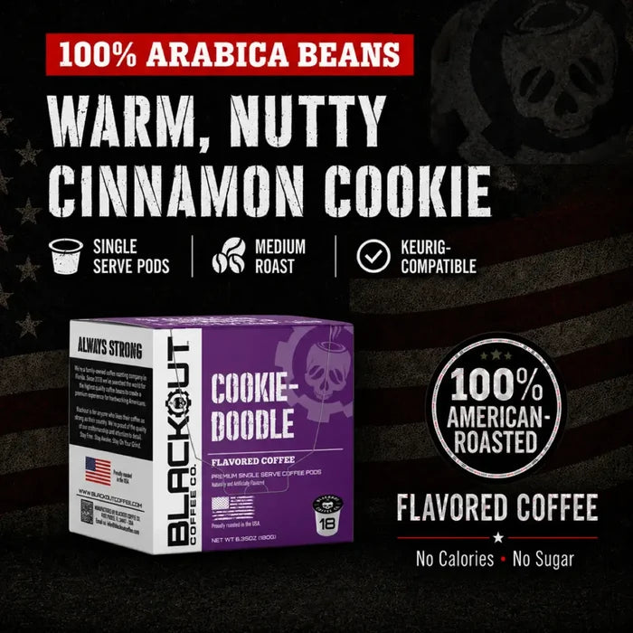 COOKIEDOODLE FLAVORED COFFEE PODS 18CT