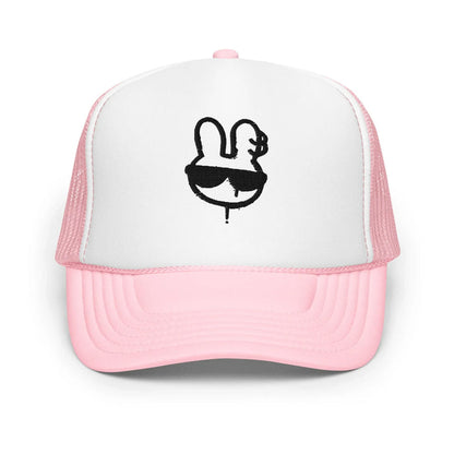Light Pink / White / Light Pink / One Size Fits Most / Trucker Hat | Embroidered