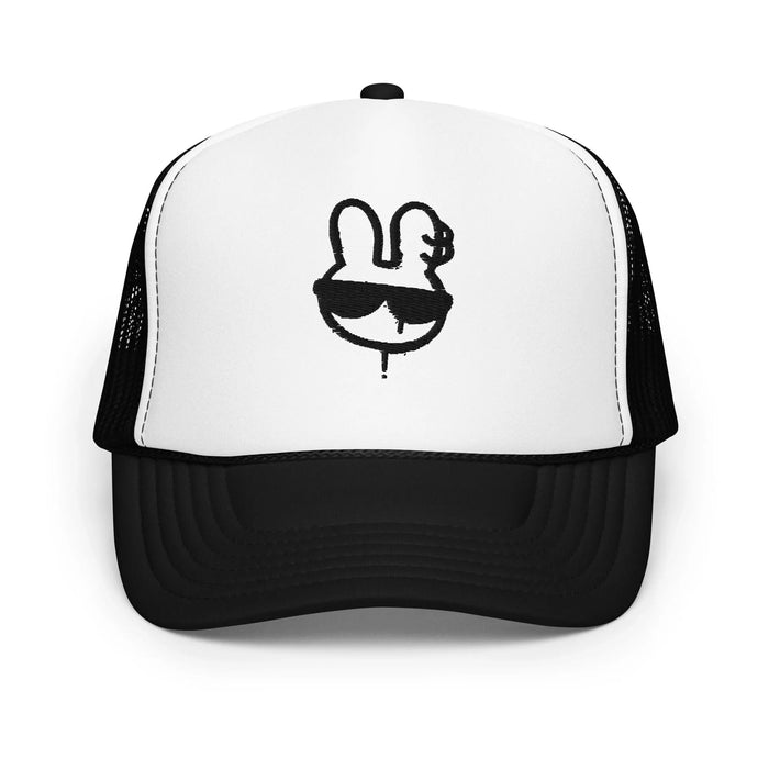 Black / White / Black / One Size Fits Most / Trucker Hat | Embroidered