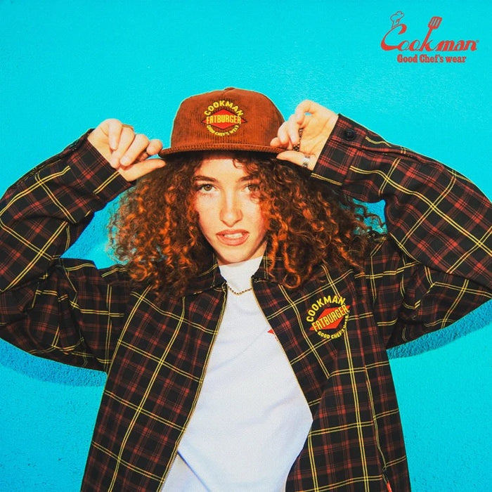 CORDUROY CAP FAT - BROWN