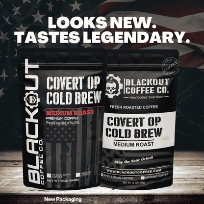 Covert OP Cold Brew Coffee Bag 12oz