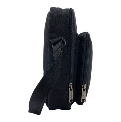 CROSSBODY ZIP BAG - BLACK